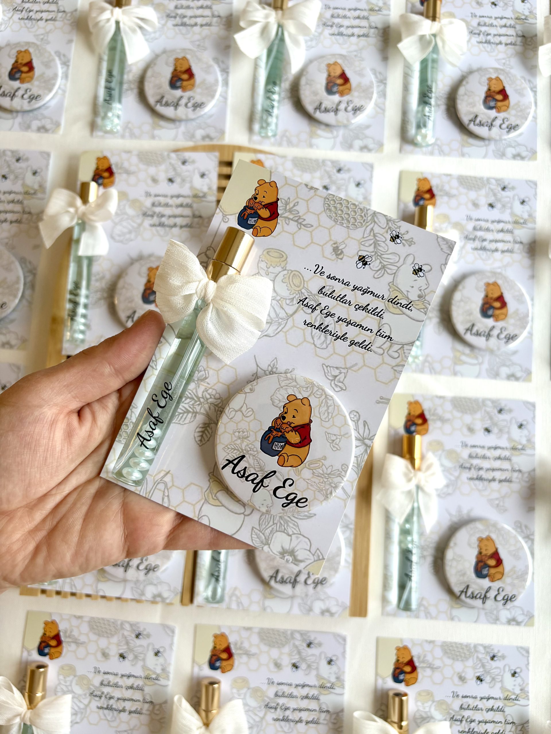 Winnie Kişiye Özel Kolonya Magnet Seti